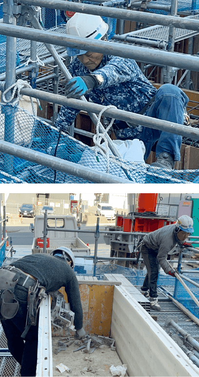 型枠工事の仕事について